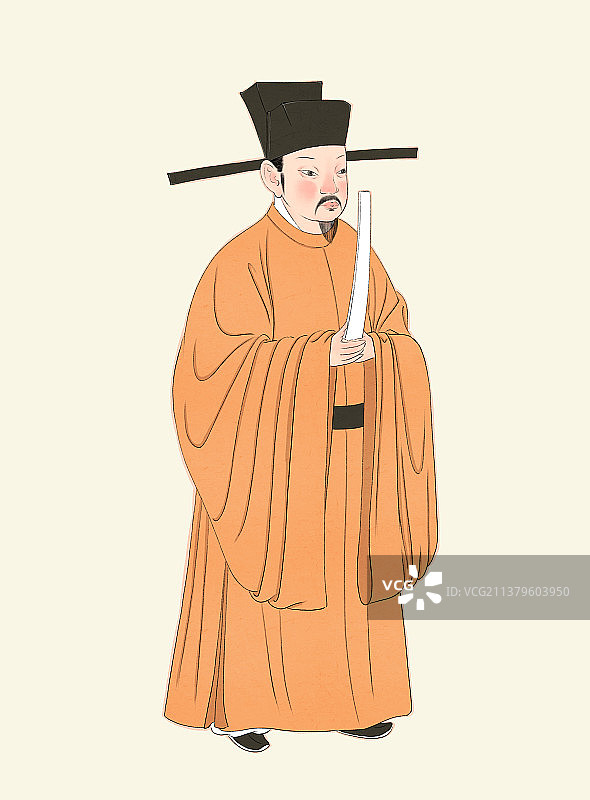 唐宋八大家之王安石图片素材