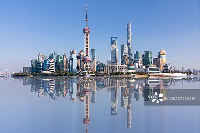 上海陆家嘴东方明珠风光图片素材