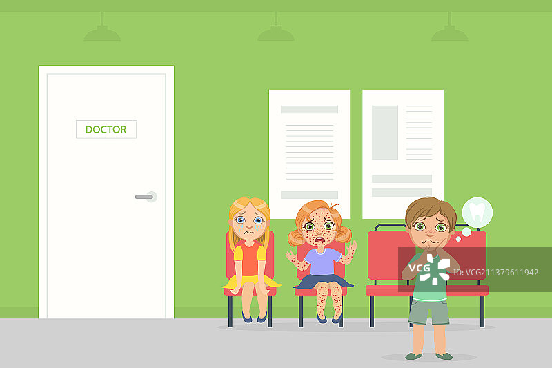 医院儿童候诊室图片素材