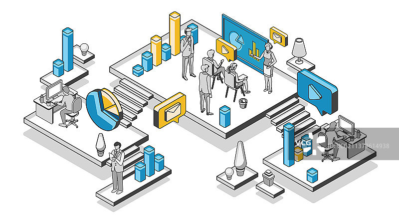 营销策略 金融分析公司图片素材