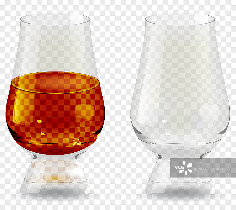 透明威士忌矮玻璃杯图标图片素材