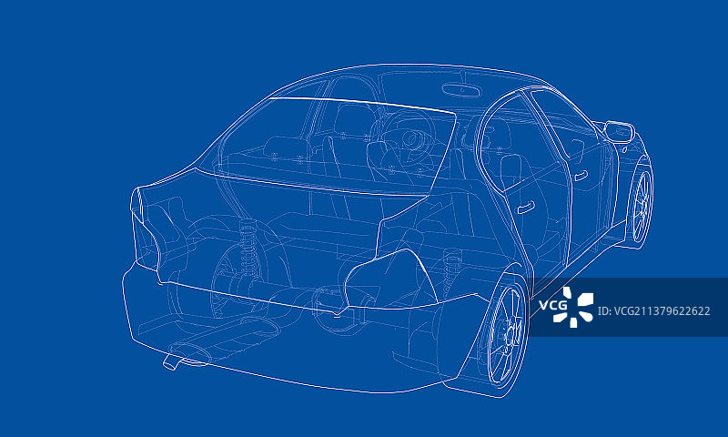 概念车3D渲染图片素材