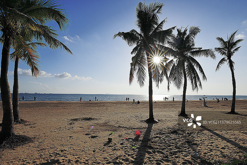 阳光，沙滩图片素材