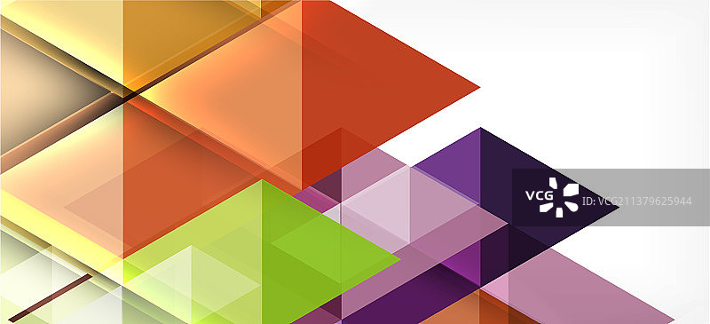 彩色重复三角形现代几何图片素材