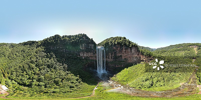 望乡台瀑布图片素材