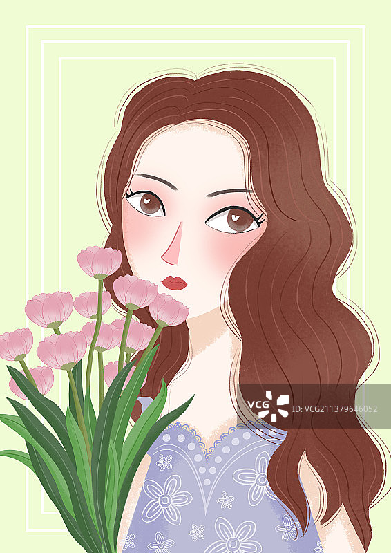 森系包装插画图片素材