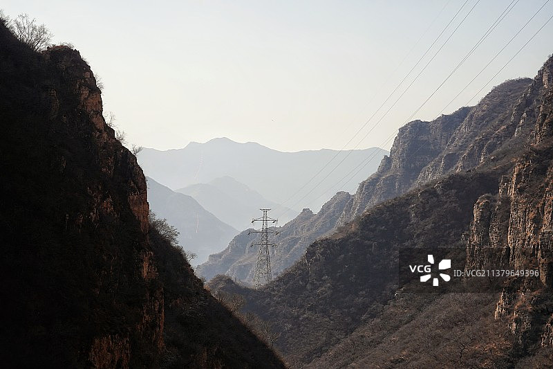 中国北京珍珠湖徒步图片素材