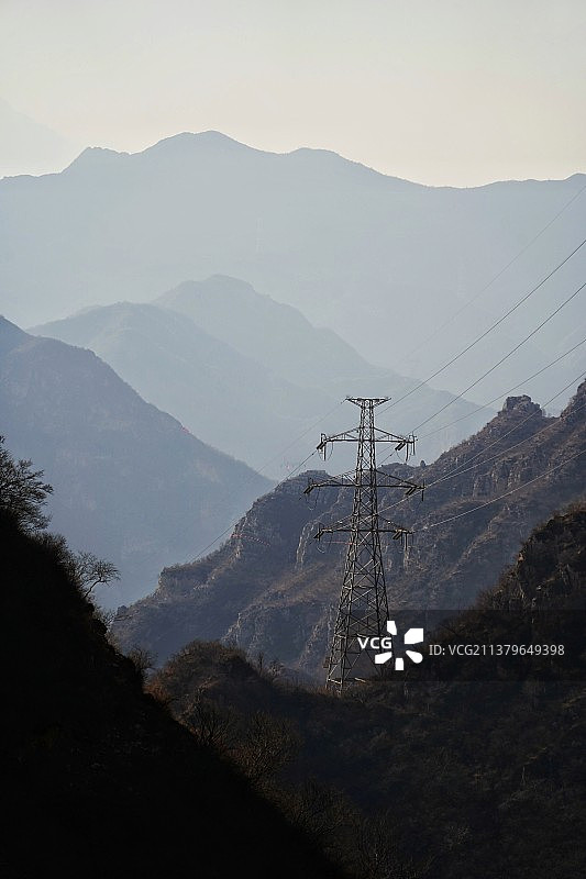 中国北京珍珠湖徒步图片素材