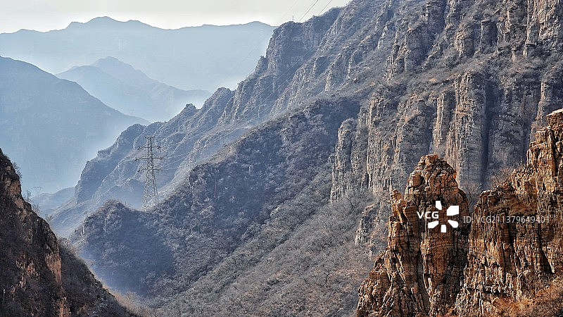 中国北京珍珠湖徒步图片素材