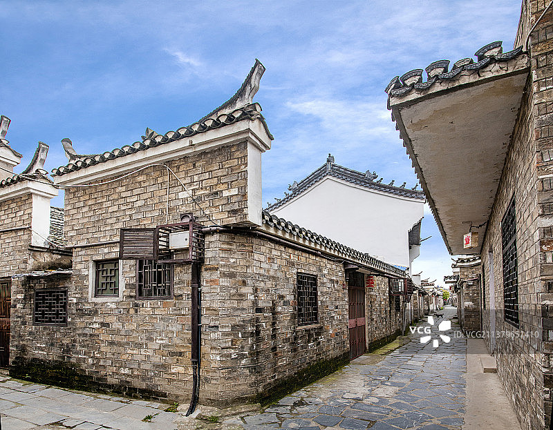 安徽合肥市三河古镇古街道图片素材
