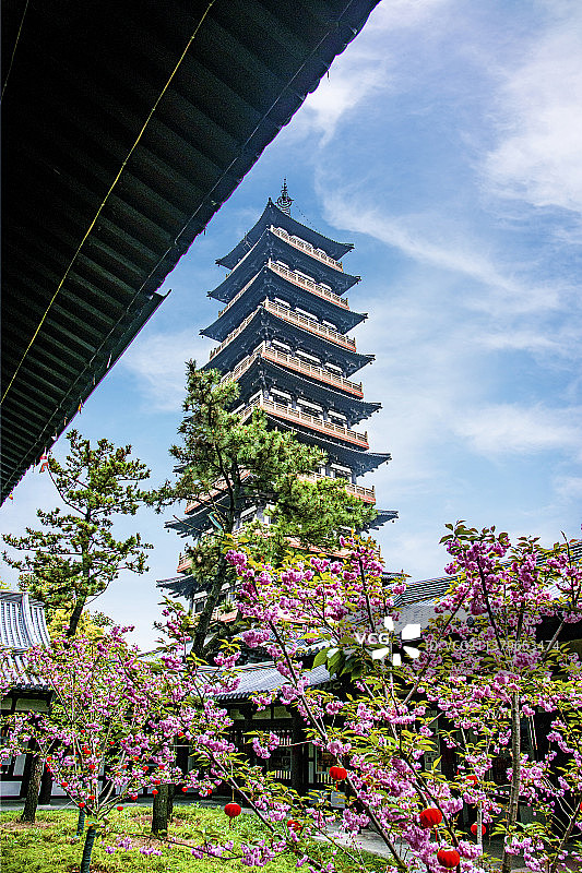 江苏省扬州市大明寺栖灵塔图片素材