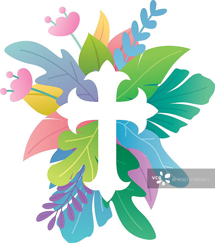 抽象基督教十字架2图片素材