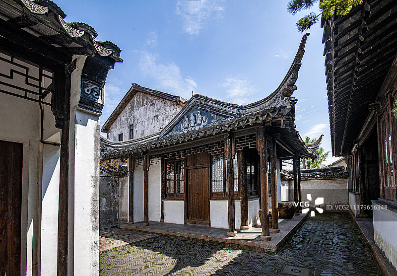 江苏苏州昆山市千灯古镇-----顾炎武故居图片素材