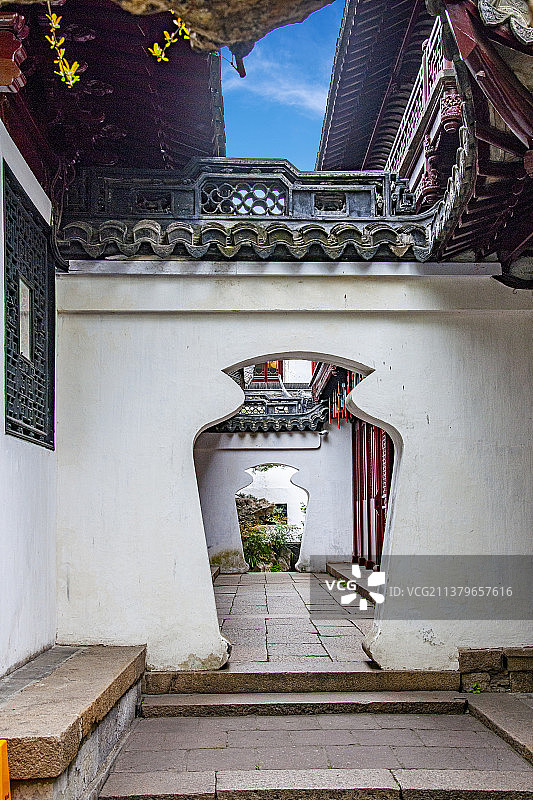 上海市黄浦区豫园院门图片素材