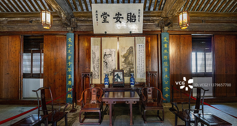 江苏苏州昆山市千灯古镇-----顾炎武故居图片素材