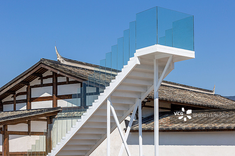 天梯景观图片素材