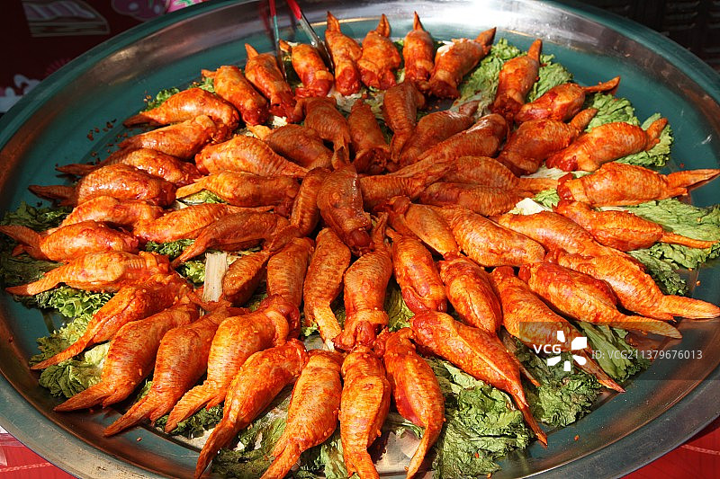 新春美食：鸡翅包饭图片素材