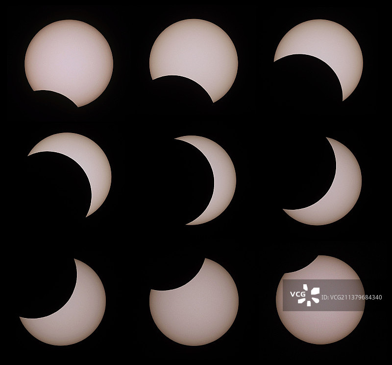 日偏食图片素材