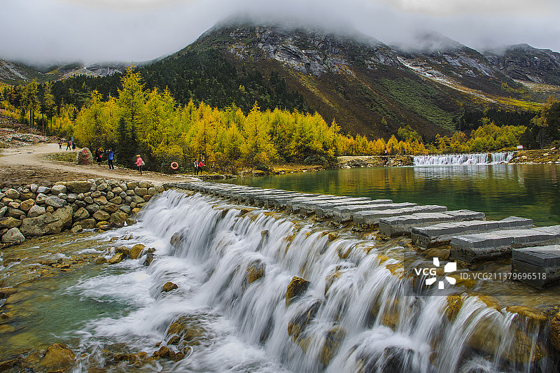 毕棚沟秋色图片素材