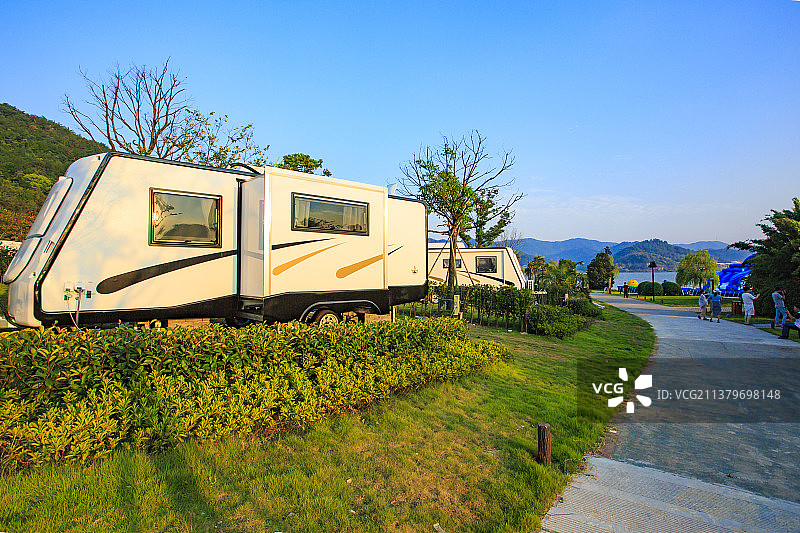 房车基地图片素材