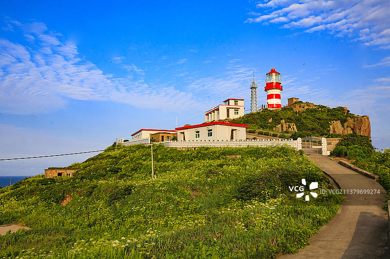 海上灯塔图片素材