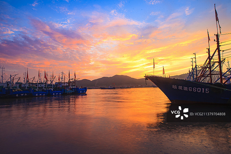 石浦渔港图片素材