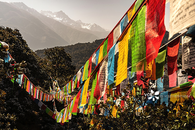 中国梅里雪山图片素材