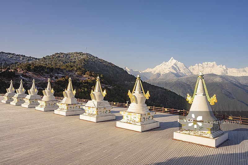 中国梅里雪山图片素材