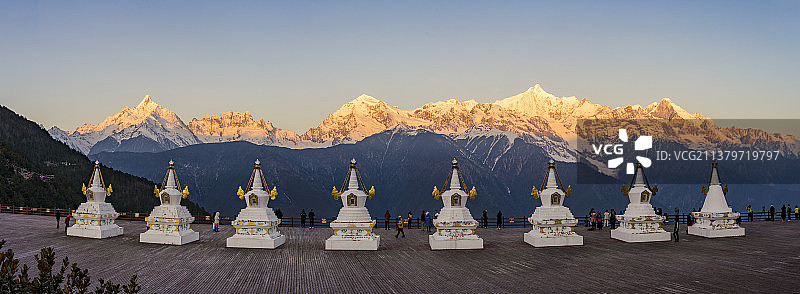 中国梅里雪山图片素材