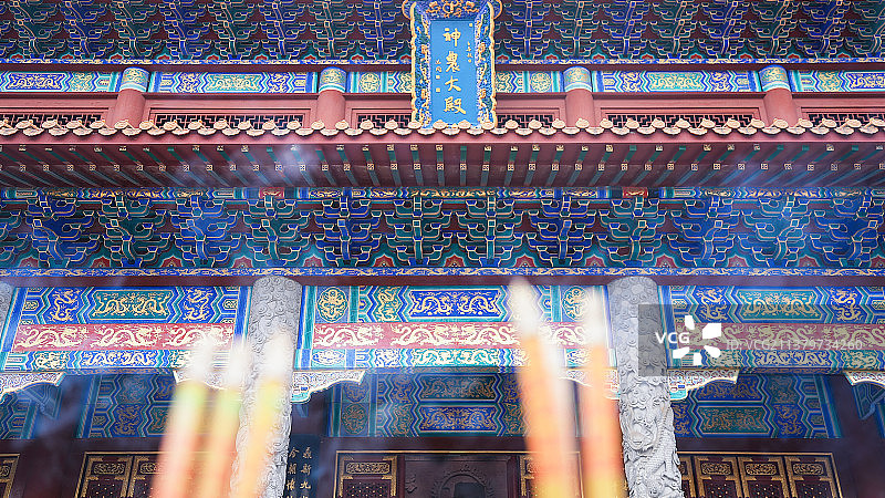 湖南5A级旅游景区炎帝陵神农大殿图片素材