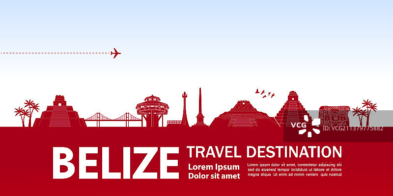 伯利兹旅游目的地图片素材