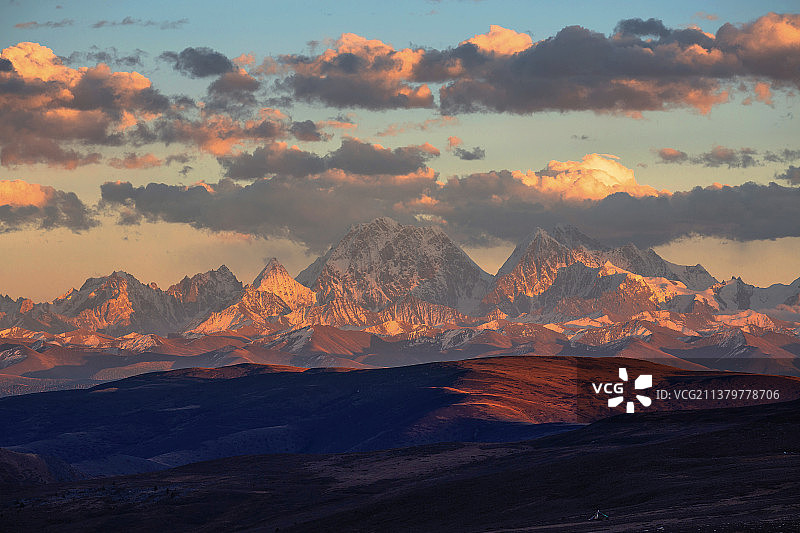 黑石城观贡嘎图片素材