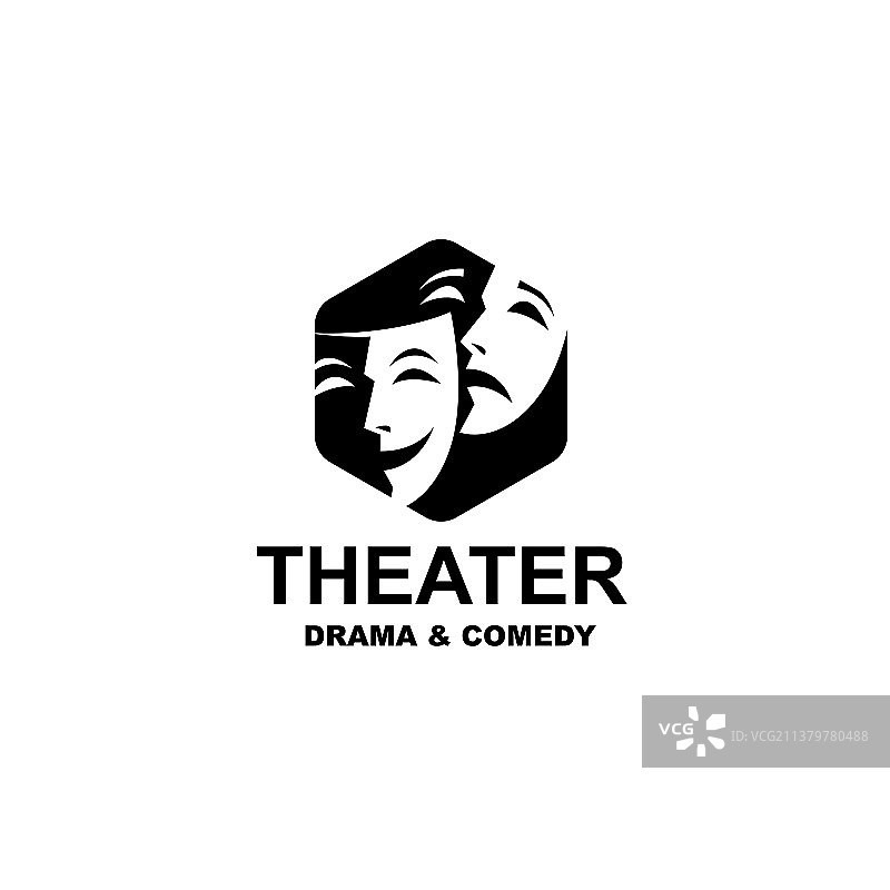 戏剧面具图标图片素材