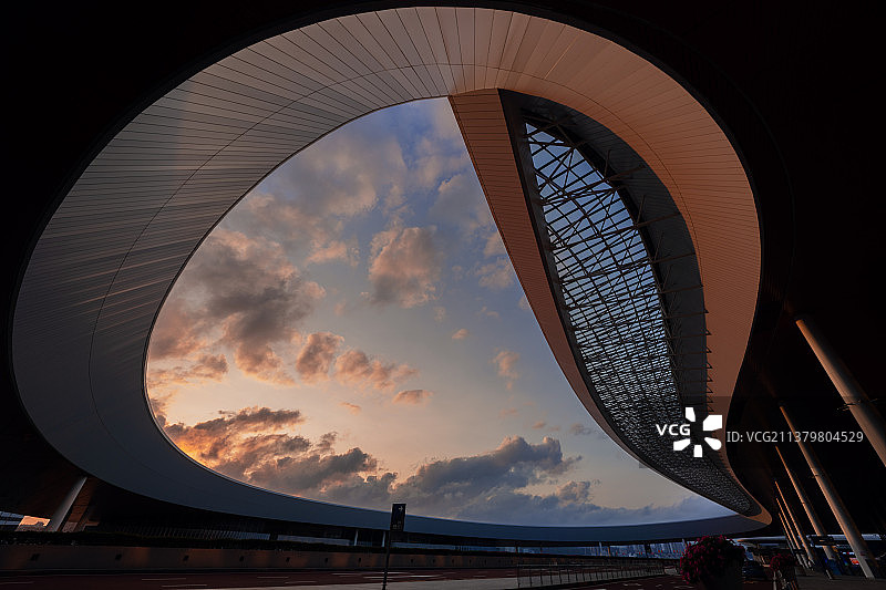 港珠澳大桥珠海公路口岸图片素材