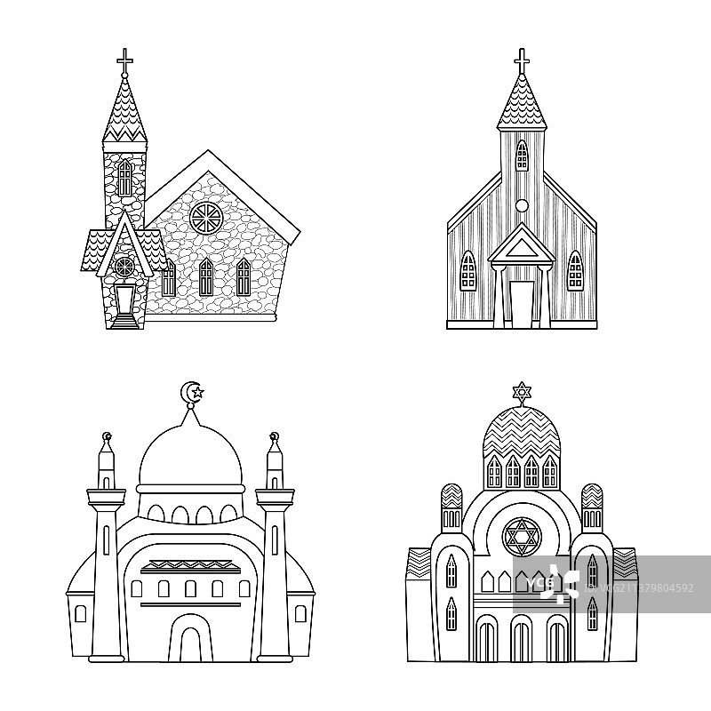 建筑与信仰图片素材