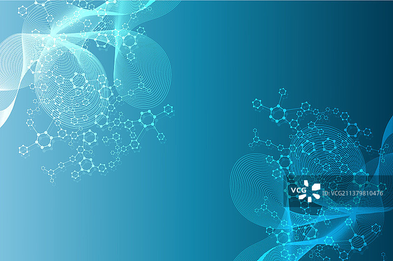 结构分子与通信DNA原子图片素材