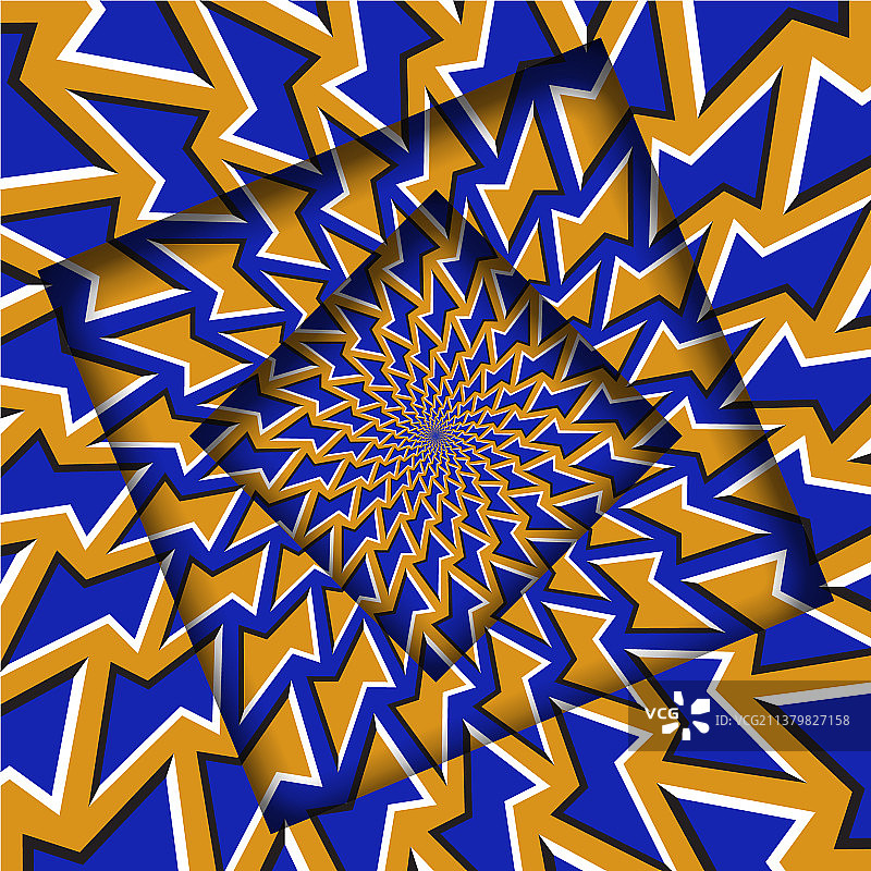 带有移动橙蓝色的抽象移位框架图片素材