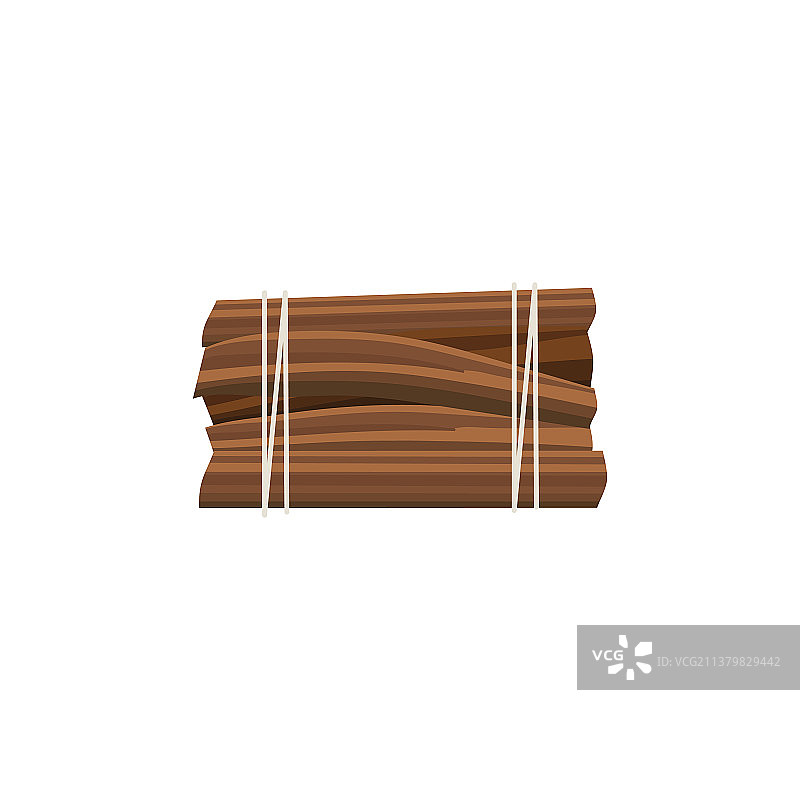 堆叠的木柴圆木和绳子图片素材