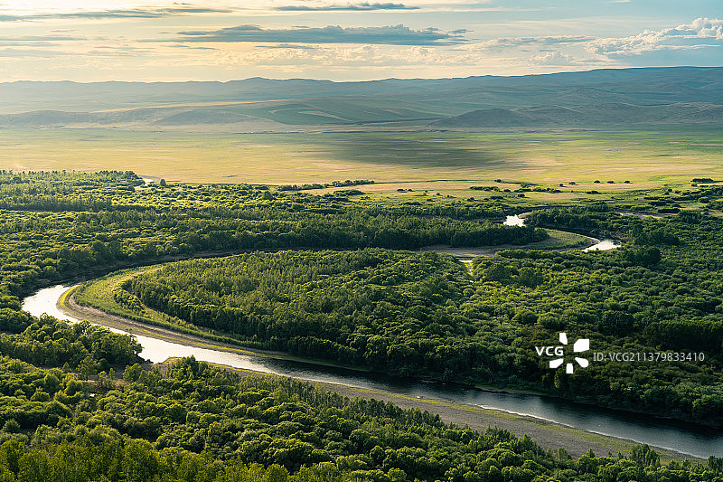 额尔古纳湿地图片素材