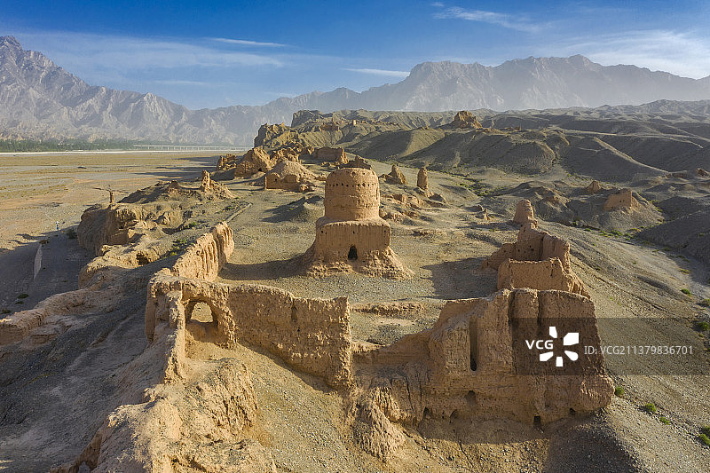 世界文化遗产----苏巴什佛寺东寺遗址图片素材