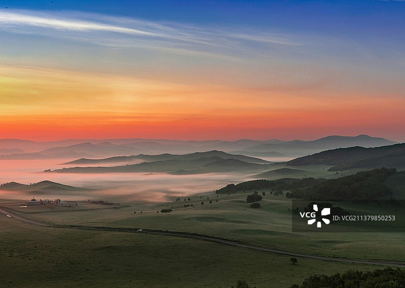 平流雾图片素材