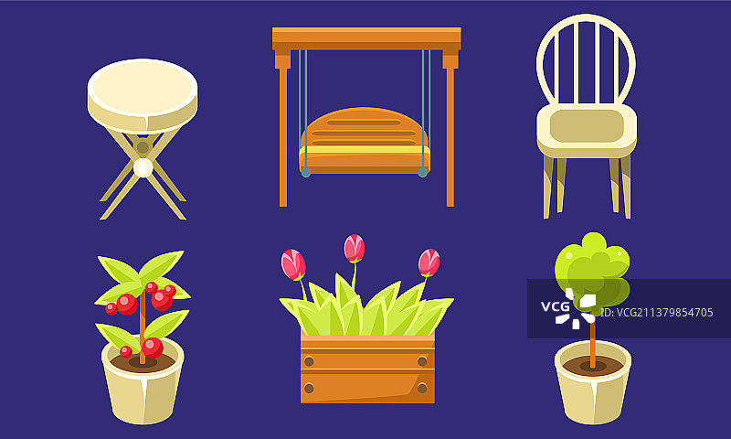 花园景观设计元素：郁金香图片素材