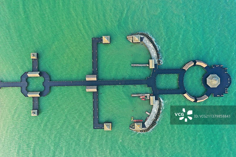 海上图书馆图片素材