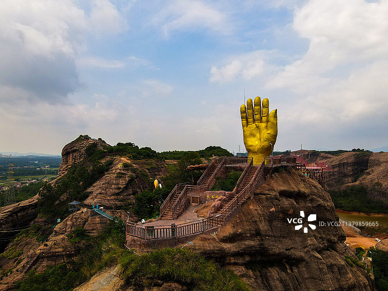 清远石角马头山图片素材