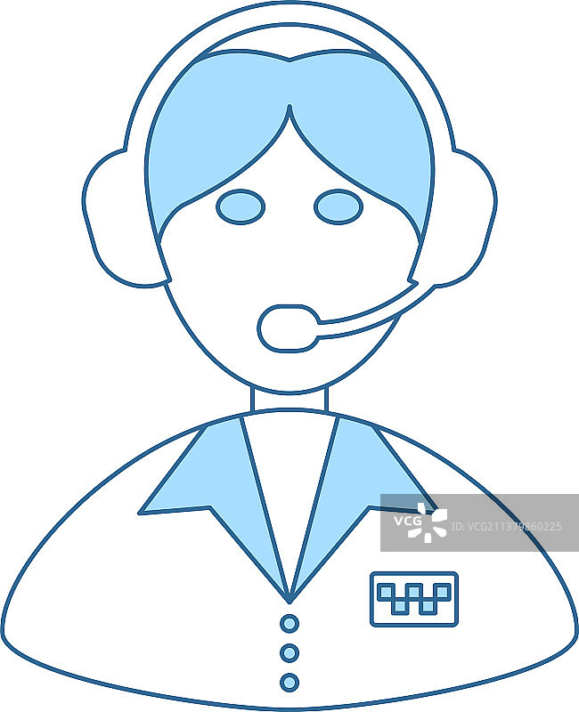 出租车调度员图标图片素材