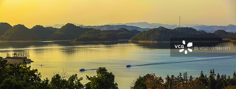 西海唱晚图片素材