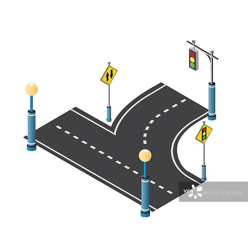 城市车道街道与道路图片素材