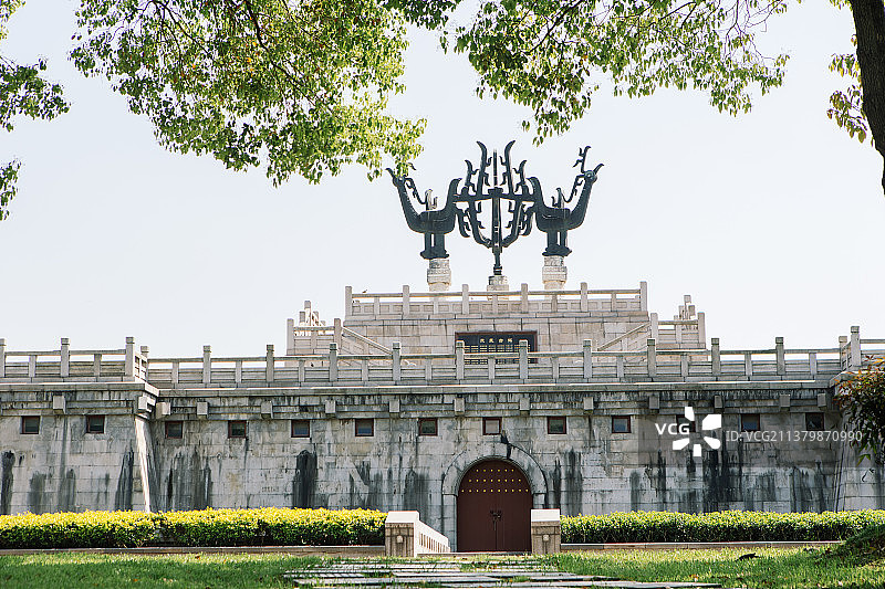 鄂州市凤凰广场凤凰台图片素材