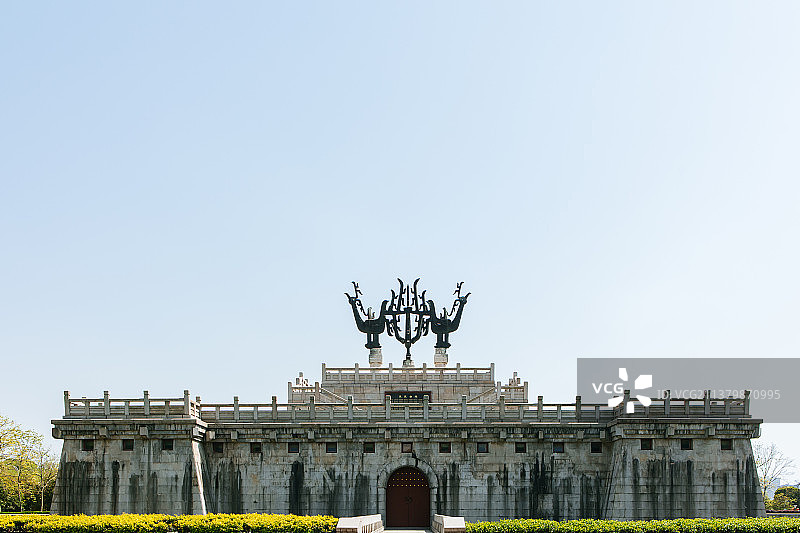 鄂州市凤凰广场凤凰台图片素材