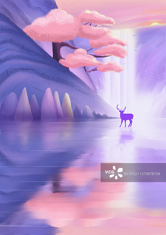 山水秘境图片素材